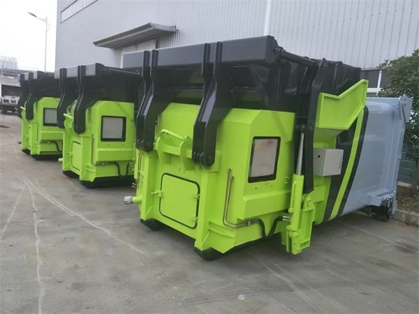 整體式移動壓縮垃圾設備